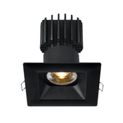 Lotus L3F-SRW 3" Tangra LED Fixed Square Recessed Wide Trim, 5CCT Selectable - Black