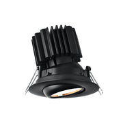 Lotus L3G-RFW 3" Tangra LED Gimbal Round Flat Wide Trim, 4CCT+Dim to Warm - Black