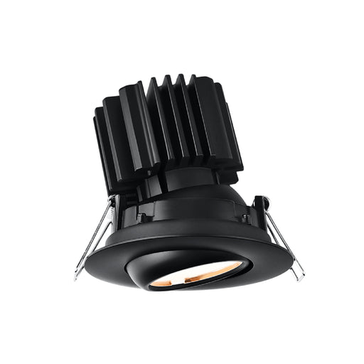 Lotus L3G-RFW 3" Tangra LED Gimbal Round Flat Wide Trim, 4CCT+Dim to Warm - Black