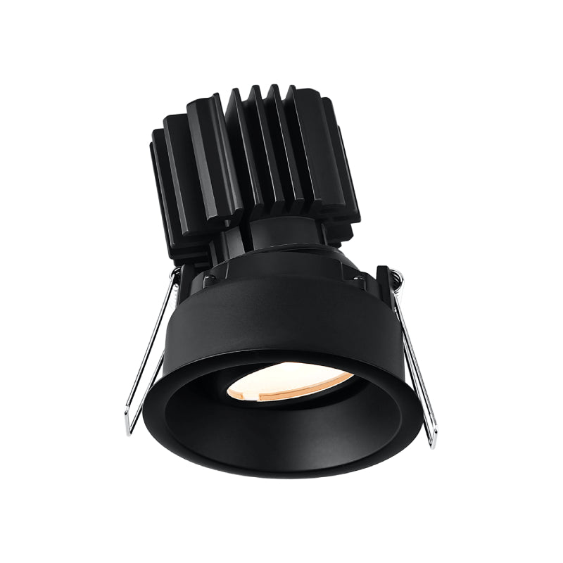 Lotus L3G-RRT 3" Tangra LED Gimbal Round Recessed Thin Trim, 4CCT+Dim to Warm - Black