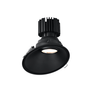 Lotus L3G-RST 4" Tangra LED Gimbal Round Sloped Thin Trim, 4CCT+Dim to Warm - Black