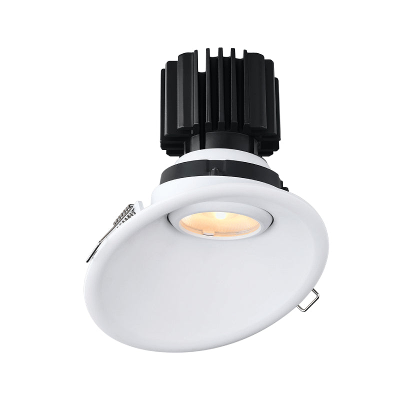 Lotus L3G-RST 4" Tangra LED Gimbal Round Sloped Thin Trim, 5CCT Selectable - White