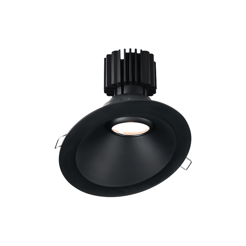 Lotus L3G-RSW 4" Tangra LED Gimbal Round Sloped Wide Trim, Dim to Warm - Black