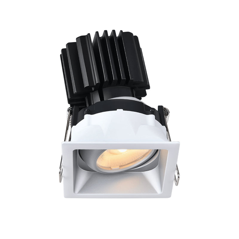 Lotus L3G-SRT 3" Tangra LED Gimbal Square Recessed Thin Trim, Dim to Warm - Alazk