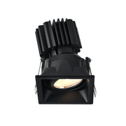 Lotus L3G-SRT 3" Tangra LED Gimbal Square Recessed Thin Trim, 4CCT+Dim to Warm - Black