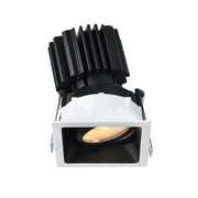 Lotus L3G-SRT 3" Tangra LED Gimbal Square Recessed Thin Trim, Dim to Warm - White/Black