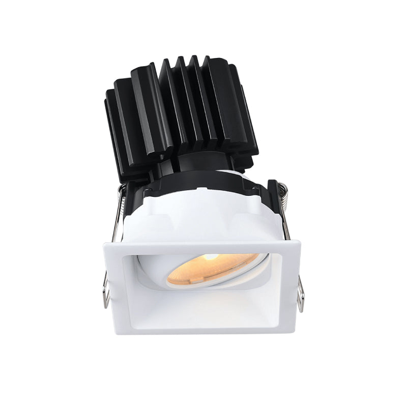 Lotus L3G-SRT 3" Tangra LED Gimbal Square Recessed Thin Trim, 5CCT Selectable - White