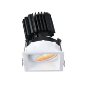 Lotus L3G-SRT 3" Tangra LED Gimbal Square Recessed Thin Trim, Dim to Warm - White