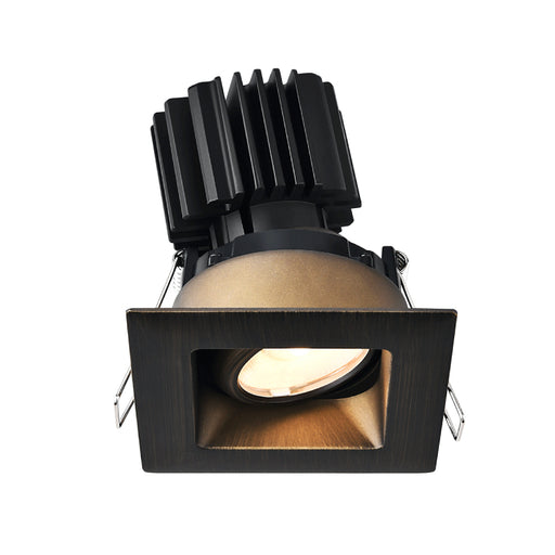 Lotus L3G-SRW 3" Tangra LED Gimbal Square Recessed Wide Trim, Dim to Warm - Oil Rubbed Bronze