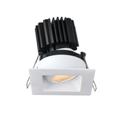 Lotus L3G-SRW 3" Tangra LED Gimbal Square Recessed Wide Trim, Dim to Warm - White