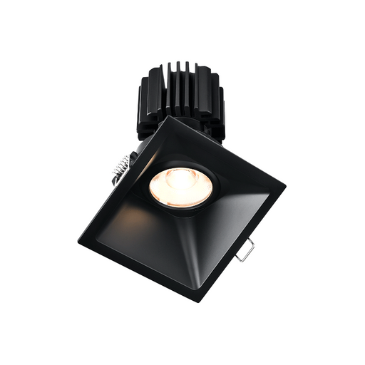 Lotus L3G-SST 4" Tangra LED Gimbal Square Sloped Thin Trim, 4CCT+Dim to Warm - Black