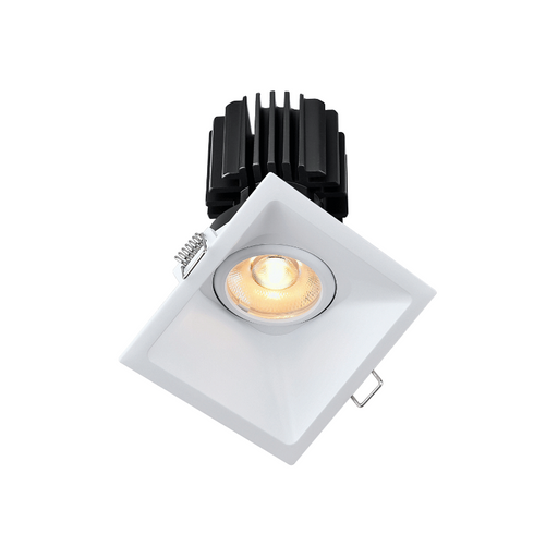 Lotus L3G-SST 4" Tangra LED Gimbal Square Sloped Thin Trim, Dim to Warm - White