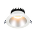 Lotus LD6R 6" 18W LED Round Deep Regressed Open Plenum Rated Downlight, Dim to Warm - Silver/White