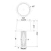 Hudson Valley L8930 Syracuse 1-lt 30" Tall LED Table Lamp