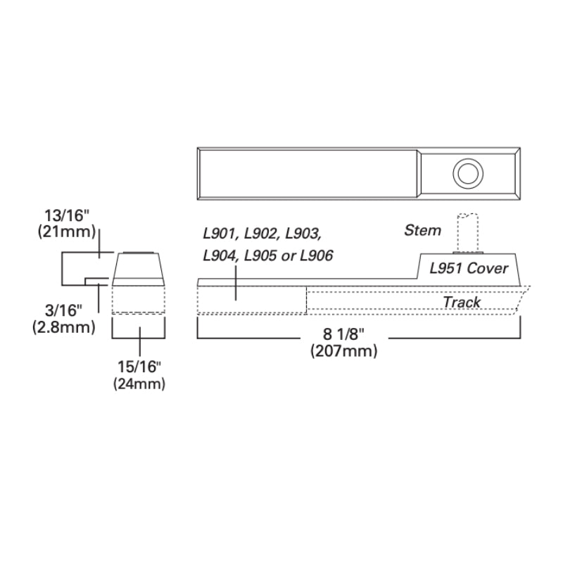 Halo L951 Single-Circuit Wireway Cover