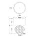 Hudson Valley L9625 Dashville 1-lt 25" Tall LED Table Lamp