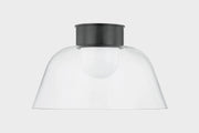 Hudson Valley 3520 Lakeside 1-lt 20" Flush Mount - Distressed Bronze