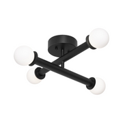 AFX LANF20LAJUD Lane 4-lt 20" LED Flush Mount - Black