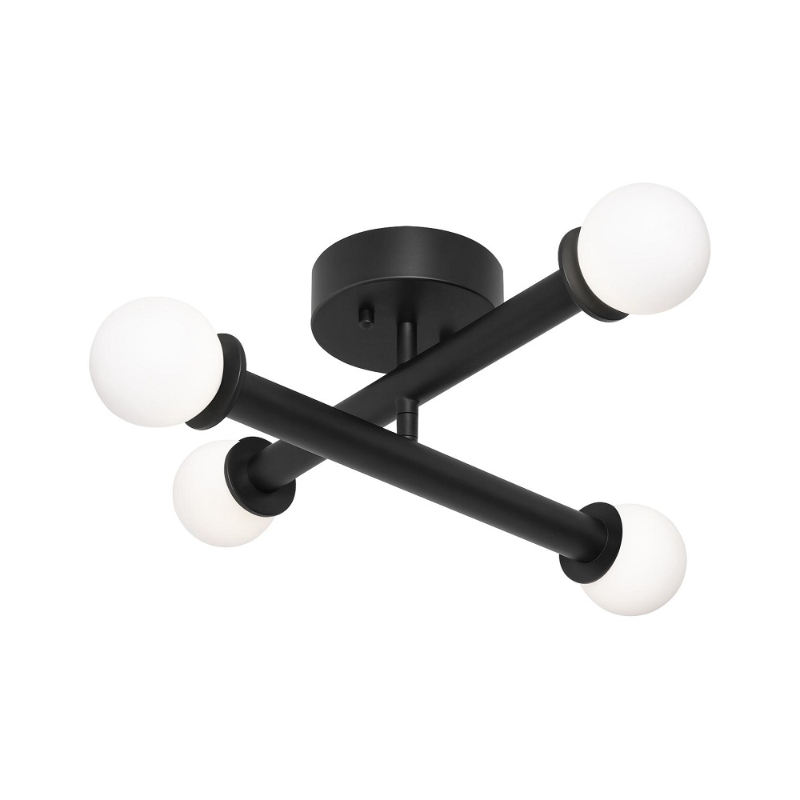 AFX LANF20LAJUD Lane 4-lt 20" LED Flush Mount - Black