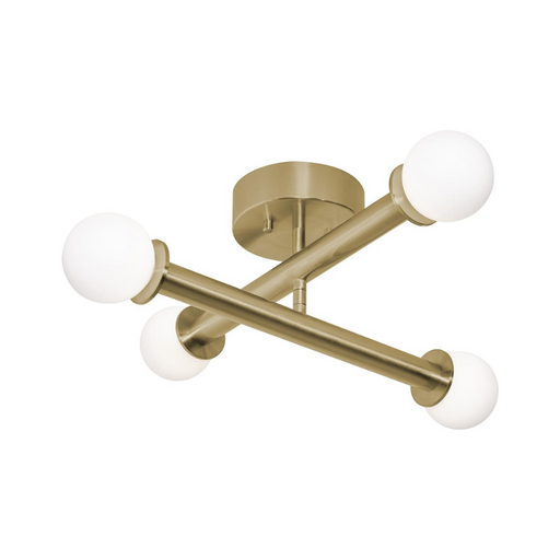 AFX LANF20LAJUD Lane 4-lt 20" LED Flush Mount - Light Antique Brass