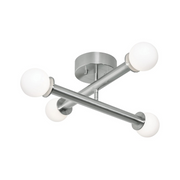 AFX LANF20LAJUD Lane 4-lt 20" LED Flush Mount - Satin Nickel
