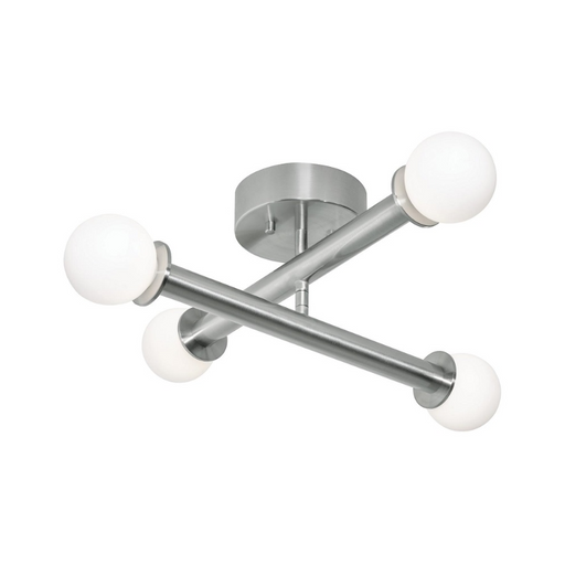 AFX LANF20LAJUD Lane 4-lt 20" LED Flush Mount - Satin Nickel