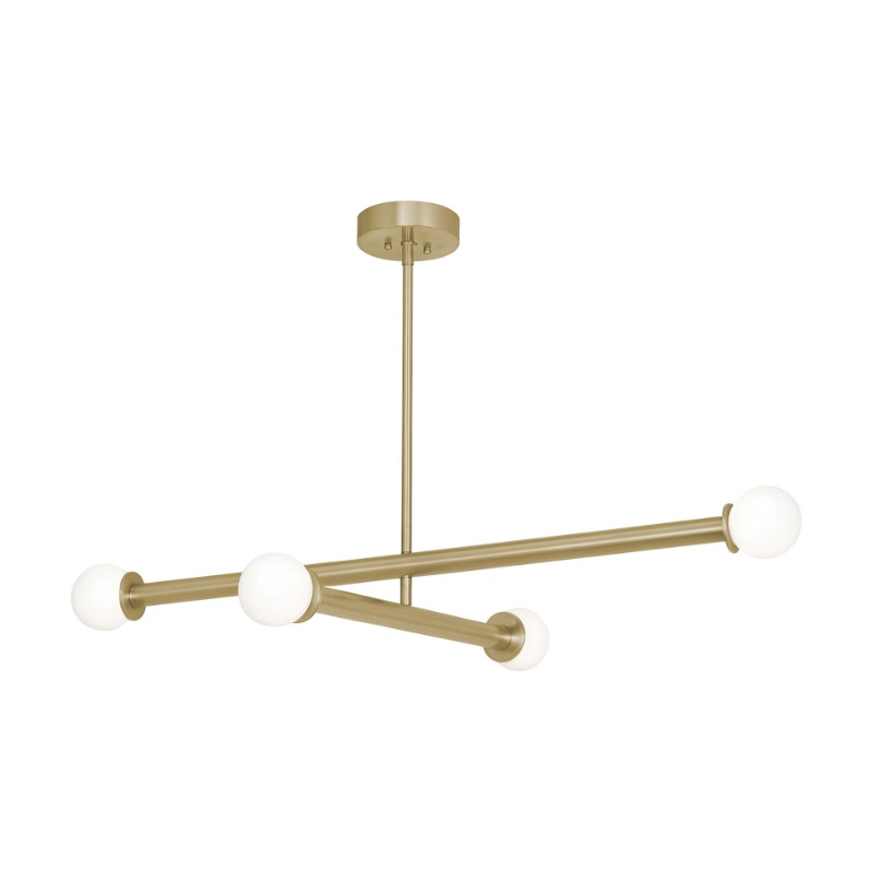 AFX LANP36LAJUD Lane 4-lt 36" LED Pendant - Light Antique Brass