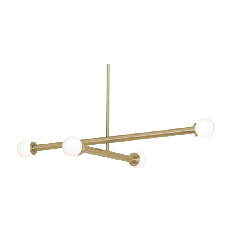 AFX LANP36LAJUD Lane 4-lt 36" LED Pendant - Light Antique Brass