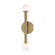 AFX LANS0620LAJUD Lane 2-lt 20" Tall LED Wall Sconce - Light Antique Brass