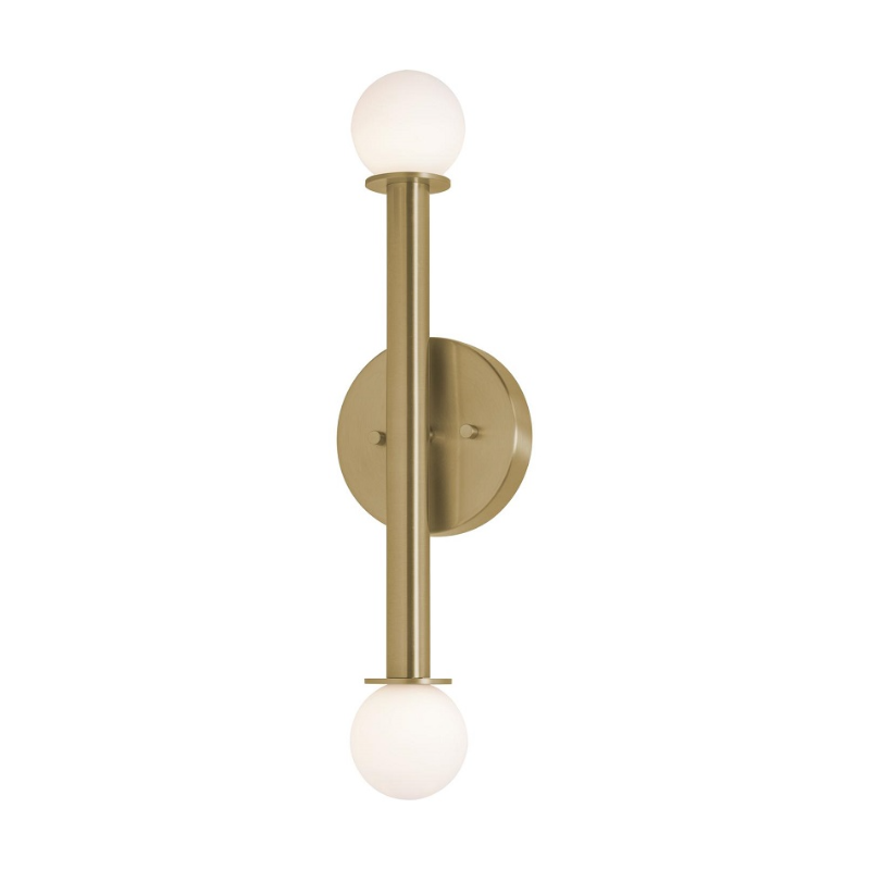 AFX LANS0620LAJUD Lane 2-lt 20" Tall LED Wall Sconce - Light Antique Brass