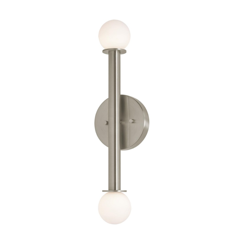 AFX LANS0620LAJUD Lane 2-lt 20" Tall LED Wall Sconce - Satin Nickel