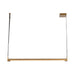 Kuzco LP46841 Laurence 1-lt 42" LED Pendant-Vintage Brass