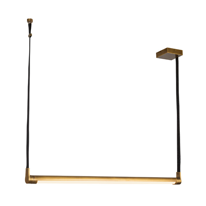 Kuzco LP46841 Laurence 1-lt 42" LED Pendant-Vintage Brass
