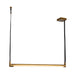 Kuzco LP46841 Laurence 1-lt 42" LED Pendant-Vintage Brass
