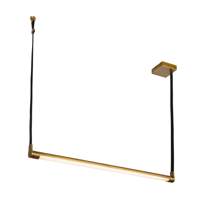 Kuzco LP46841 Laurence 1-lt 42" LED Pendant-Vintage Brass