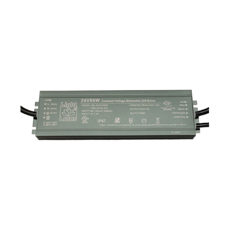 Lotus LBL-DC 96W 24V Class 2 Power Supply, Dimmable - Hardwire