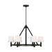 Visual Comfort LC1246 Grayson 6-lt 32" Large Chandelier - Aged Iron