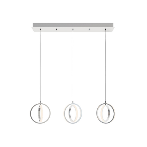AFX LCKP09L30D1 LCKP Series Lock 6-lt 36" LED Multi Linear Pendant, Satin Nickel