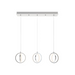 AFX LCKP09L30D1 LCKP Series Lock 6-lt 36" LED Multi Linear Pendant, Satin Nickel