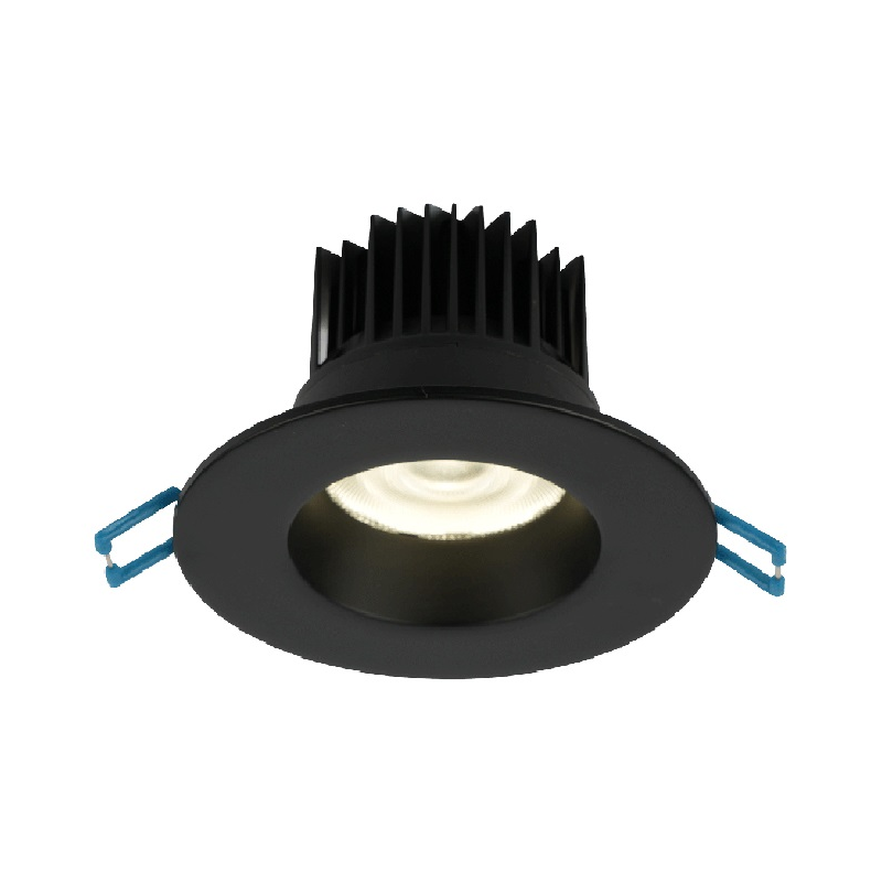 Lotus LD3R 3" 15W LED Round Regressed Downlight, Dim to Warm - Black
