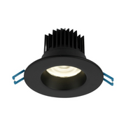 Lotus LD3R 3" 15W LED Round Regressed Downlight, 5CCT Selectable - Black