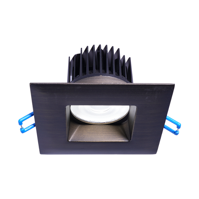 Lotus LD3S 3" 15W LED Square Regressed Downlight, Dim to Warm - Oil Rubbed Bronze