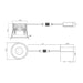 Lotus LD4R-TT 4" 15W LED Round Thin Trim Deep Regressed