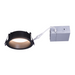 Lotus LE4RR 4" 11W LED Round Deep Regressed Eco Downlight, 5CCT Selectable - Black