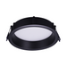 Lotus LE6RR 6" 14.5W LED Round Deep Regressed Eco Downlight, 5CCT Selectable - Black
