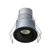 Lotus LED-1-S6W 2" 6W LED Round Mini Recessed Downlight, 24V - Black