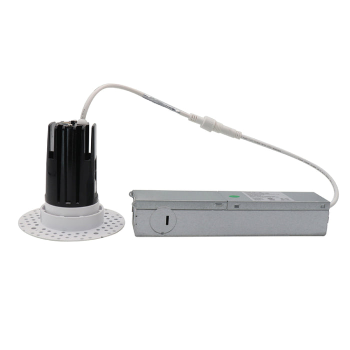 Lotus LED-1-S7W 2" 7W LED Round Trimless Recessed, 5CCT Selectable, 120V