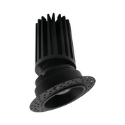 Lotus LED-2-S11W-EY-T 2" 11W LED Round Trimless Gimbal Downlight, Dim to Warm, 120V - Black