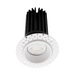 Lotus LED-2-S11W-EY-T 2" 11W LED Round Trimless Gimbal Downlight, 5CCT Selectable, 120V - White