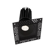 Lotus LED-2-S11W 2" LED Square Trimless Gimbal, Dim to Warm, 120V - Black